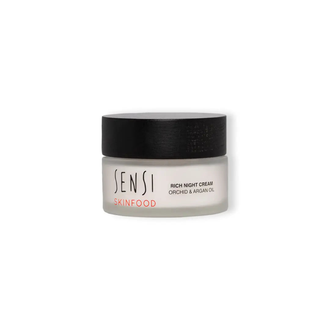 Rich night cream – Orchid & Argan Oil | 50ml Sensi Skin Food