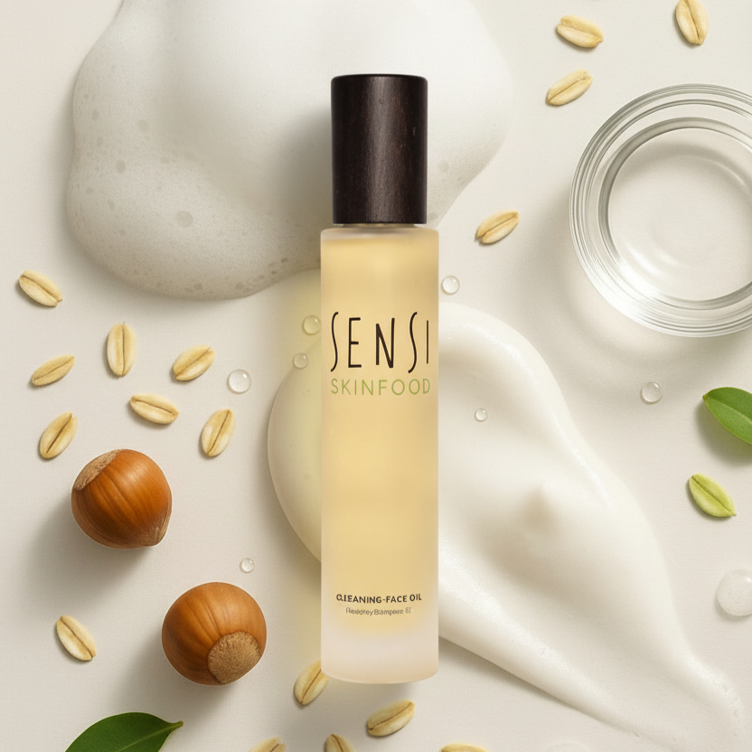 Cleansing face oil – Hazelnut  &amp; Vit. E | 100ml  Sensi Skin Food