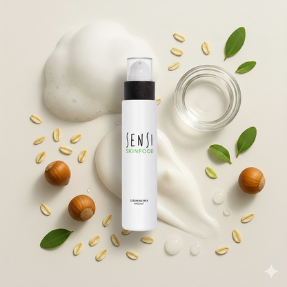 Cleansing milk - Hazelnut &amp; Jojoba | 200ml  Sensi Skin Food