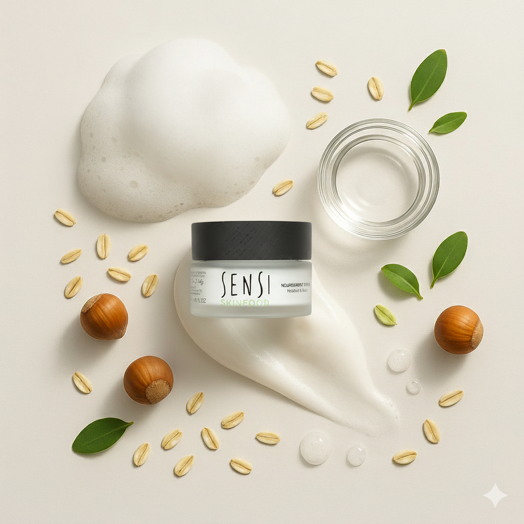 Nourishment scrub - Hazelnut &amp; Karitè | 50ml  Sensi Skin Food