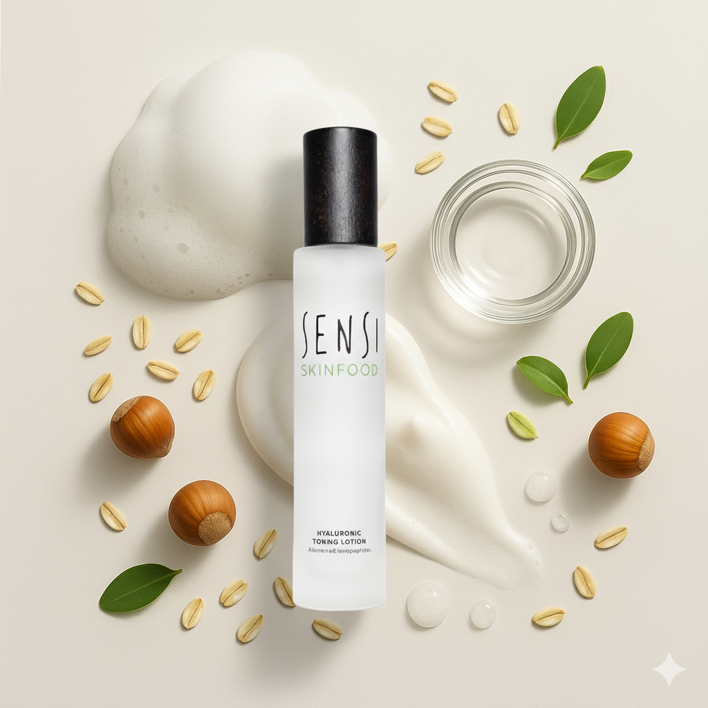 Hyaluronic toning lotion - Allantonine &amp; Tetrapeptides | 100ml  Sensi Skin Food